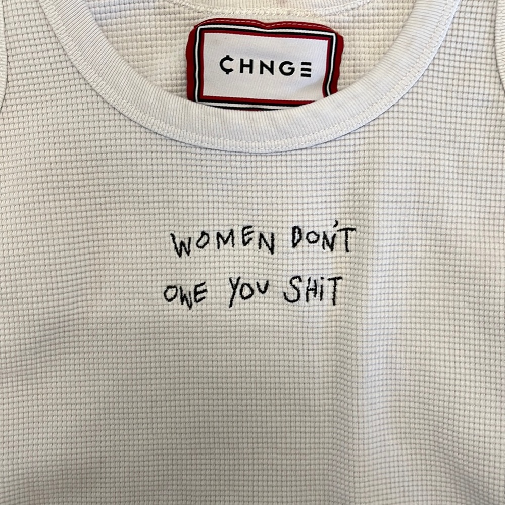 white , crop top, thick straps, slightly worn, street style, graphic tee,